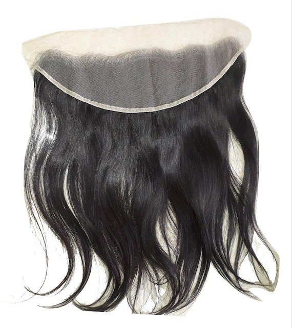 Raw Indian Hair Extension | 13*4 Swiss Lace Frontal  display picture 3