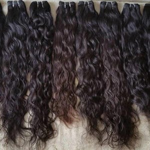 南インドの寺院のレミーウェフトヘアバンドル自然なウェーブテクスチャが利用可能