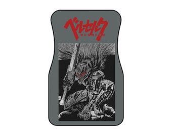 Berserk Anime Car Mats: Durable Auto Accessories, Gift for Enthusiasts
