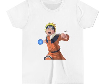 Anime Youth Tee: Naruto-Inspired Short Sleeve Shirt