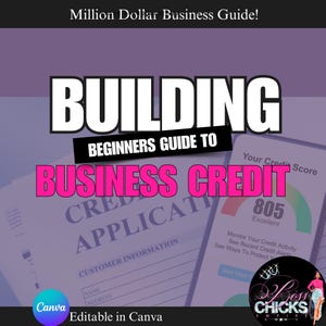How To Build Business Credit PLR + MRR Done For You Business Guide, Business Credit Checklist, Credit Workbook, Rebrand & Resell
