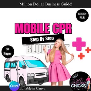 Mobile CPR E-book PLR + MRR, Medical Business Template, Cardio Pulmonary Resuscitation Training Guide, Medical E-book Rebrand & Resell