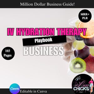 Iv Therapy Service Manual PLR + MRR Rebrand & Resell Done For You Digital Product, The IV Hydration Business Playbook, Vitamin Therapy