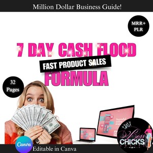 7 Day Cash Flood Formula | MMR PLR Digital Product | Social Media Marketing | Passive Income | Digital Marketing | Make Money Online