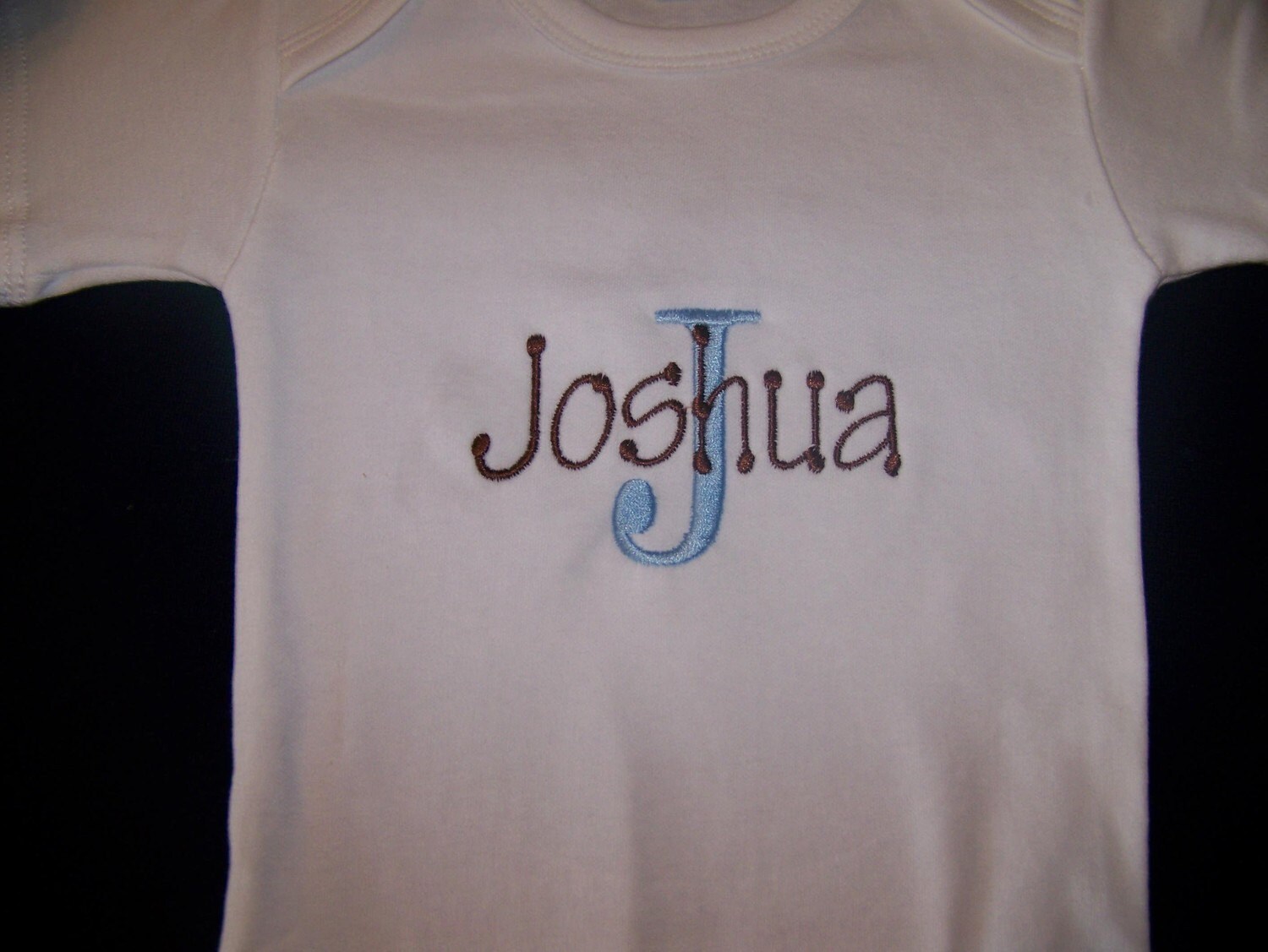 Embroidered Baby Onesie - Personalized Cotton Newborn Bodysuit