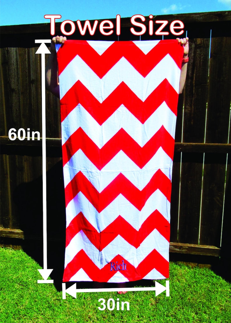 Personalized Beach Towel - Thumbnail 2