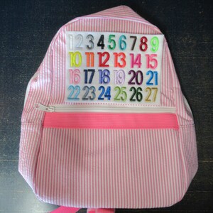 Personalized Backpack Embroidered Backpack with Child's Name or Monogrammed Knapsack for Your Toddler Backpack image 8