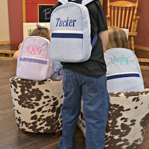 Personalized Backpack Embroidered Backpack with Child's Name or Monogrammed Knapsack for Your Toddler Backpack image 1