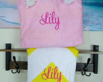 Conjunto de bolsa y toalla de playa personalizadas: artículos esenciales de verano personalizados