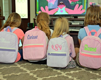 Backpack, Personalized Embroidered Toddler Backpack, Rucksack