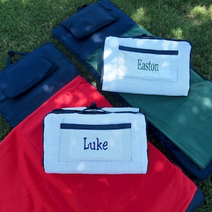 Personalized Nap Mat Large Size Including Blanket, Pad, and Pillow image 2