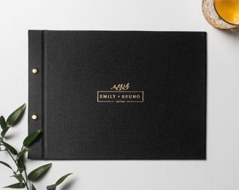 Metallisk menymapp – Premium restaurangmenyomslag (A4 liggande, 3 färger) | MOQ 10 st | Från lager & personligt | FRI frakt inom EU