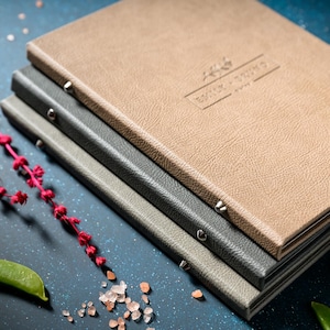 CHARME Menu Covers, Protective Menu Sleeve, Menu Presentation,Menu Book, Cafe Bar Menu Cover, Menu Cover Design, Menu Folder, MOQ 10pcs