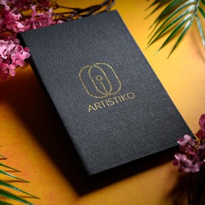 Funda de menú A4 de yute, carpeta de menú antracita, expositor de menú de restaurante, libro de menú, soporte para portada de menú de cafetería, diseño de portada de menú, folio de menú