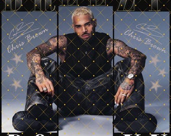 Chris Brown PNG File, Breezy Bowl XX Digital FILE, png Ready print to T-Shirt