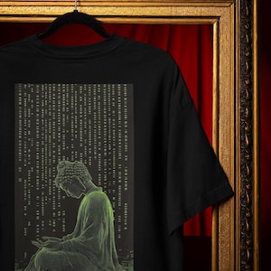 Cyber Buddha Tee: Mindful Streetwear (Heavyweight Cotton) Comfort Colors®