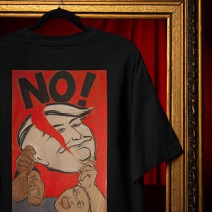Anti Trump Protest Shirt, Political Activist Tee, Resist Trump Graphic T-Shirt, Bold Anti MAGA Statement Shirt, No Trump Supporter Tee