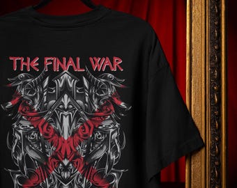 Dark Tribal Metal Art T-Shirt: Gothic Armor Graphic Design Comfort Colors®
