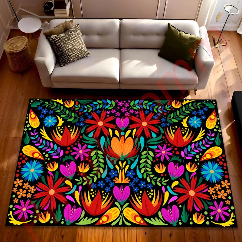 Bright Colors Rug - Etsy