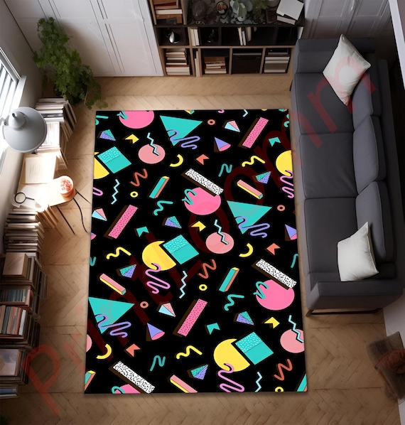 Arcade Carpet, Bowling Alley Carpet, Game Room Rug, Player Charter