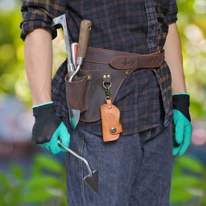 Personalized Florist Tool Belt Forist Garden Belt Garden Belt Farm Belt Floral Belt  Gardener, Electrician Carpenter Holster 3 Pockets gift