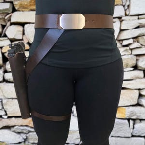 Sabine Wren Leather Belt, Mandalorian Leather Belt, Costume Cosplay Halloween Leather Costume Belt, Mandalorian Belt Doc Aphra
