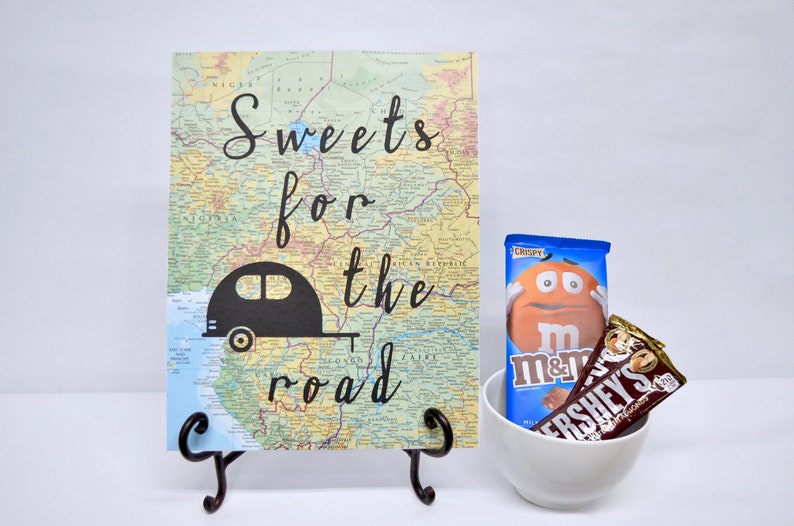 Vintage Map Snack Table Decoration Choose From Road Etsy