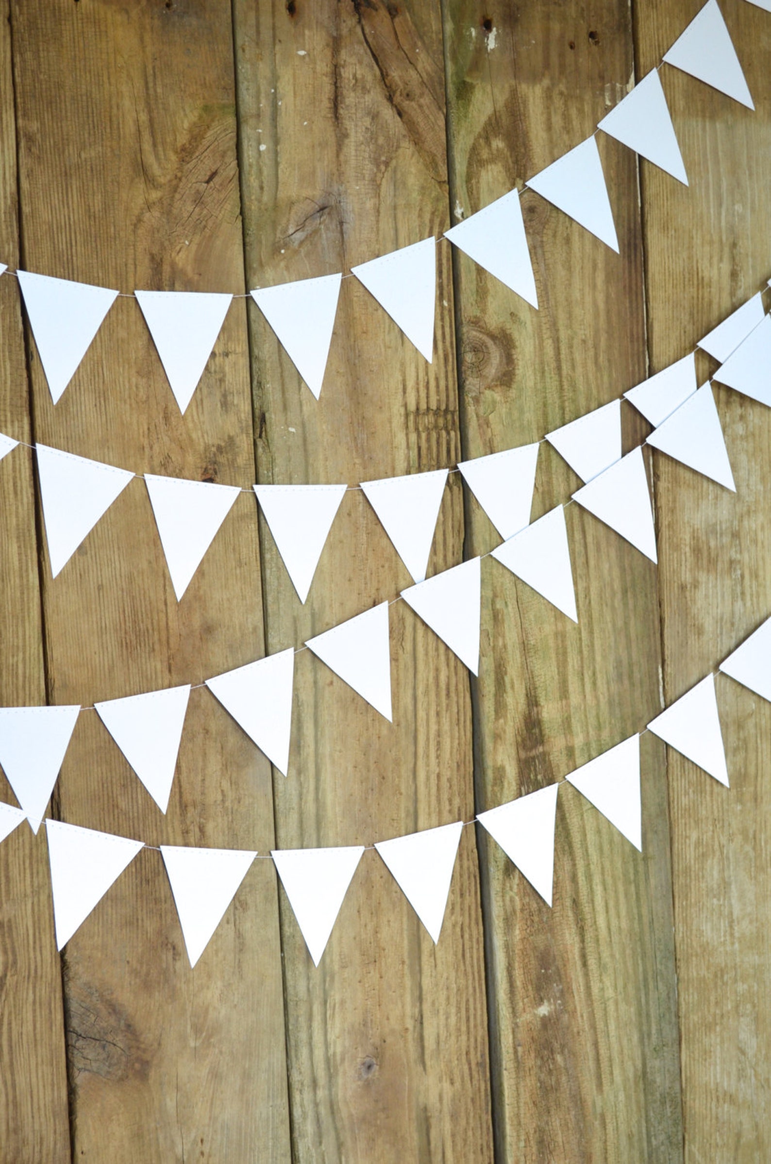 Geometric Triangle Garland in Every Color 10 15 or 30 Feet Etsy