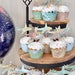 Vintage Map Airplane Cupcake Toppers - Perfect for weddings, birthdays, baby showers, and much more! 