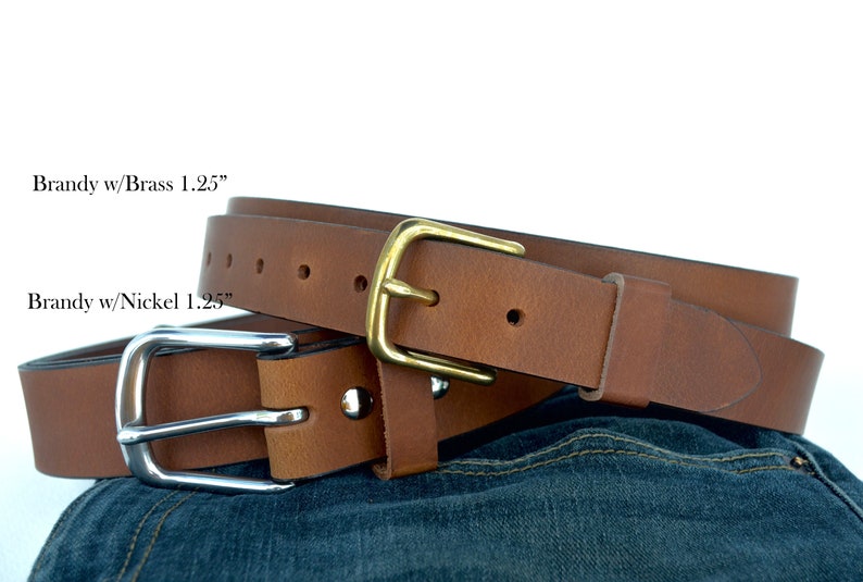 The Path Less Traveled full grain leather belt. Select from 5 leather colors and 2 hardware colors.