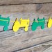 DIY Tractor Banner Kit - choose from Red, Green or Yellow, or all three! 
