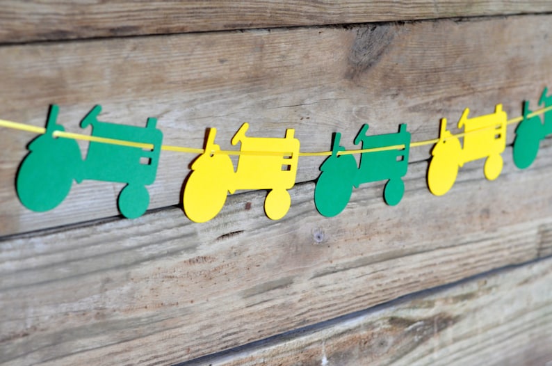 DIY Tractor Banner Kit - choose from Red, Green or Yellow, or all three! 