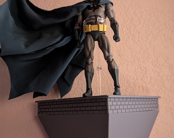 Gebäude Eck-Diorama für 1/12 Actionfiguren mit zusätzlichen Posing-Standorten für Figurenständer (lesen Sie zuerst die Details)
