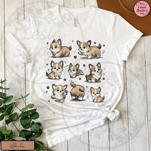 Cute Corgi T-Shirt, Kawaii Animal Shirt, Cute Pet Tee, Dog Lover Gift, Pet Parent T-shirt, Corgi Mom shirt, Kawaii Corgi Top, Animal Lover