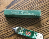 Vintage Singer Sewing Machine Motor Lubricant with original box