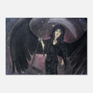 Beautiful Death-Charcoal female figure