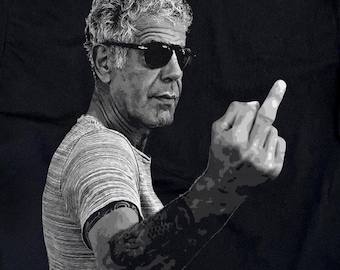 Anthony Bourdain "Middle Finger" T-Shirt