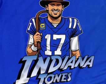 Indianapolis Football Daniel Jones "Indiana Jones" T-Shirt