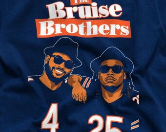 Chicago Football Swift and Monangai "THE BRUISE BROTHERS" T-Shirt