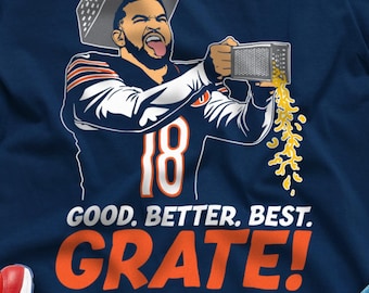 Chicago Football Caleb Cheese Grater T-Shirt