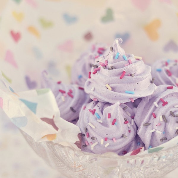 BOGO - Lilac Meringue Cookies - 5x5 Fine Art Photo