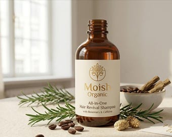 Hair Growth Shampoo Formula PDF | Rosemary Caffeine Hair Fall Control Recipe (Digital Download)