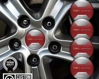 Custom Wheel Hub Cap Stickers – Your Logo or Design / Stylish Decoration for your Rims / Wheel accessories