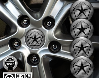 Wheel Hub Cap Stickers Logo Design - set 4/ Stylish Decoration for your Rims / Wheel accessories