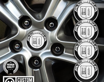 Wheel Hub Cap Stickers Alpina Design - set 4/ Stylish Emblem Decoration for your Rims / Decals Wheel accessories