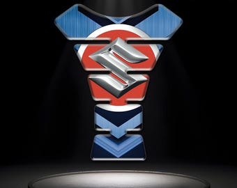 Motorcycle Tank Protector Suzuki : Universal Fit, Weather-Resistant Pad