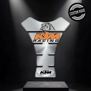 Custom Motorcycle Tank Guard KTM – Protective Pad for Fuel Tank | Universal Fit | Anti-Scratch & Grip Enhancer | Best Design Protector
