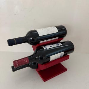 Modern Wine Rack - 3 bottle