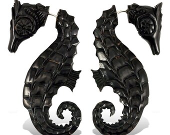 The Seahorses M/Horn - Fake Gauges, Hand Carved