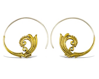 Alma Spirals S/Brass - Silver Post